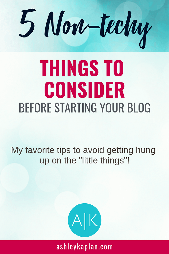 The tech side of starting a blog can be bad enough, but there’s more to it than that! Here are 5 (non-techy) things to consider before starting your blog. #blogging #bloggingtips #blogginggals #blogginglife #BloggingMom #bloggingcommunity #blogging101 #bloggingbabes #bloggingyourway #blogging4style #bloggingtools #bloggingmum #blogginggoals #bloggingals #blogginggirl #bloggingmama #bloggingforbusiness #blogginglifestyle #bloggingworld #BloggingStyle #bloggingtip #wordpress #wordpressblog
