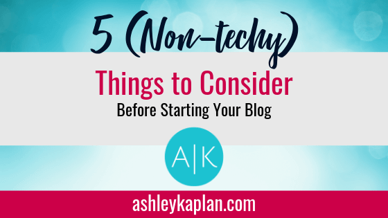 The tech side of starting a blog can be bad enough, but there’s more to it than that! Here are 5 (non-techy) things to consider before starting your blog. #blogging #bloggingtips #blogginggals #blogginglife #BloggingMom #bloggingcommunity #blogging101 #bloggingbabes #bloggingyourway #blogging4style #bloggingtools #bloggingmum #blogginggoals #bloggingals #blogginggirl #bloggingmama #bloggingforbusiness #blogginglifestyle #bloggingworld #BloggingStyle #bloggingtip #wordpress #wordpressblog