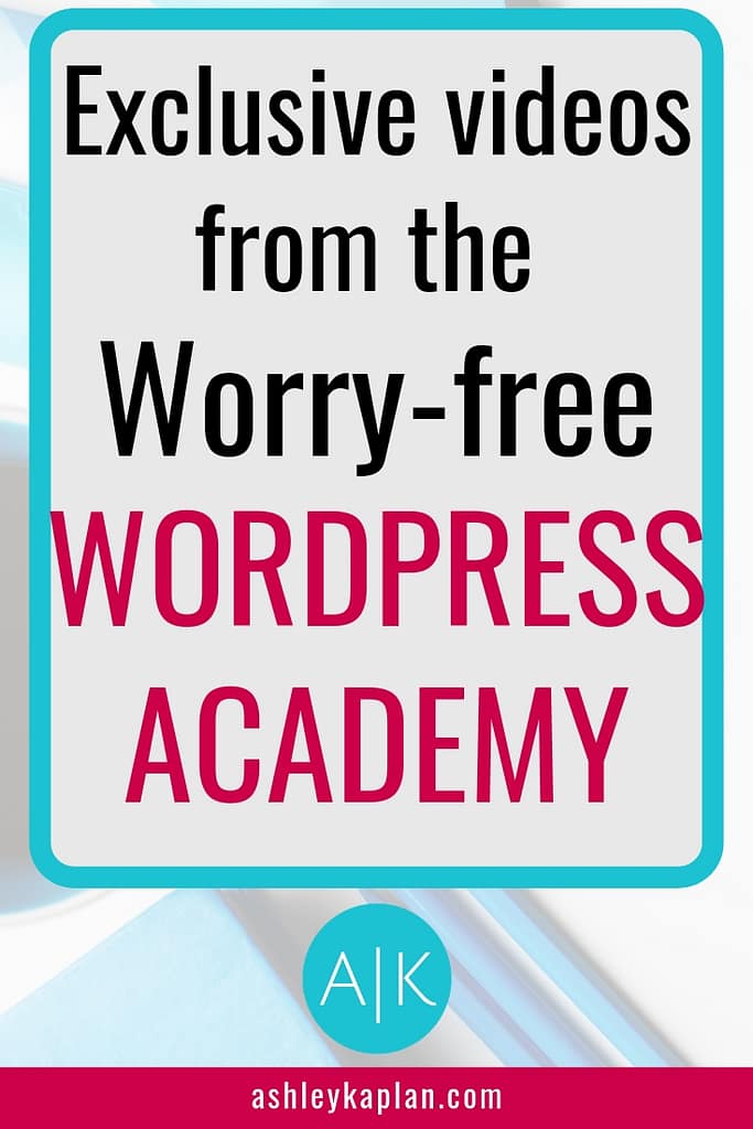 Wondering how to start a blog and make money? The Worry-free WordPress Academy teaches you just that! Here’s a look behind the scenes. PLUS: Free step-by-step guide to getting started with WordPress. #WordPress #startablog