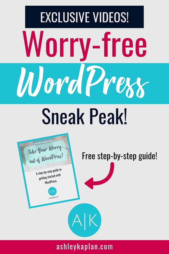 Wondering how to start a blog and make money? The Worry-free WordPress Academy teaches you just that! Here’s a look behind the scenes. PLUS: Free step-by-step guide to getting started with WordPress. #WordPress #startablog