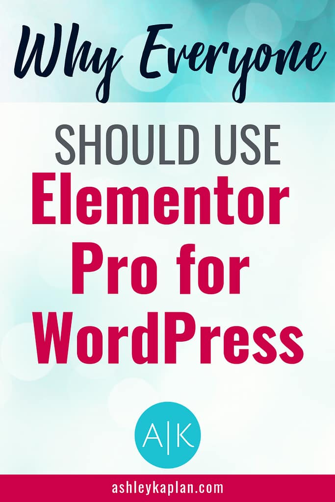 You want to build a website quickly and easily. I have a secret for doing just that! Elementor Pro is my jam. In this post, I share why everyone should use Elementor Pro to build amazing websites in no time.